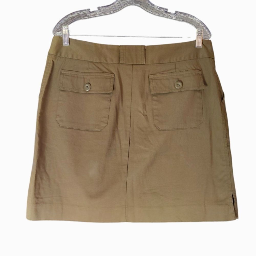 Mossimo Stretch Hunter Green Mini Cargo Skirt Siz… - image 6